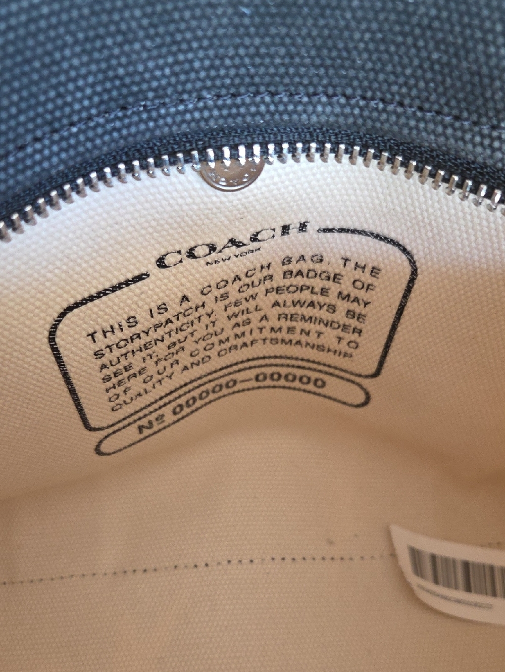 COACH Cargo Bow Print Canvas Tote Bag 20 - Picture 11 of 15